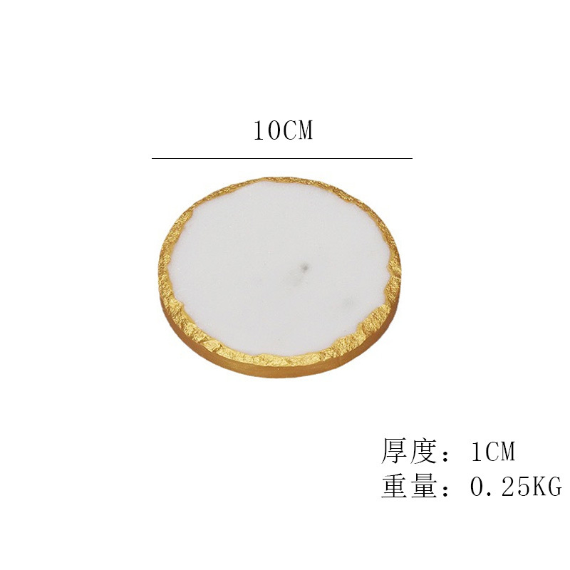 Cielo estrellado blanco dorado borde redondo Tipo B