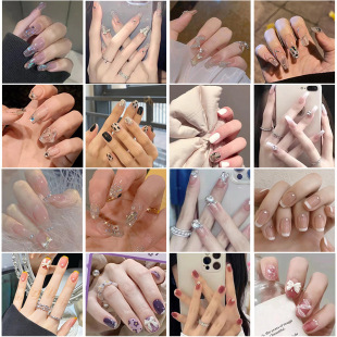 Removable Nail Art Finished Product Wearing Nail Paste Nails