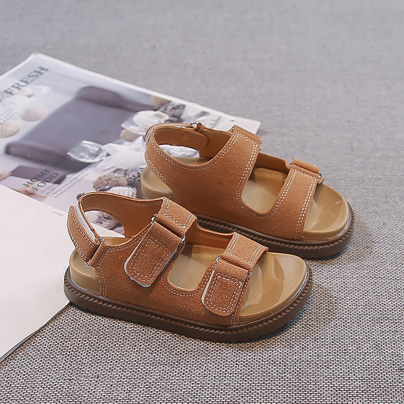 Niñas sandalias vintage casuales verano 2026 nuevo bebé sandalias de dedos abiertos para hombres y mujeres zapatos de playa para niños image 5