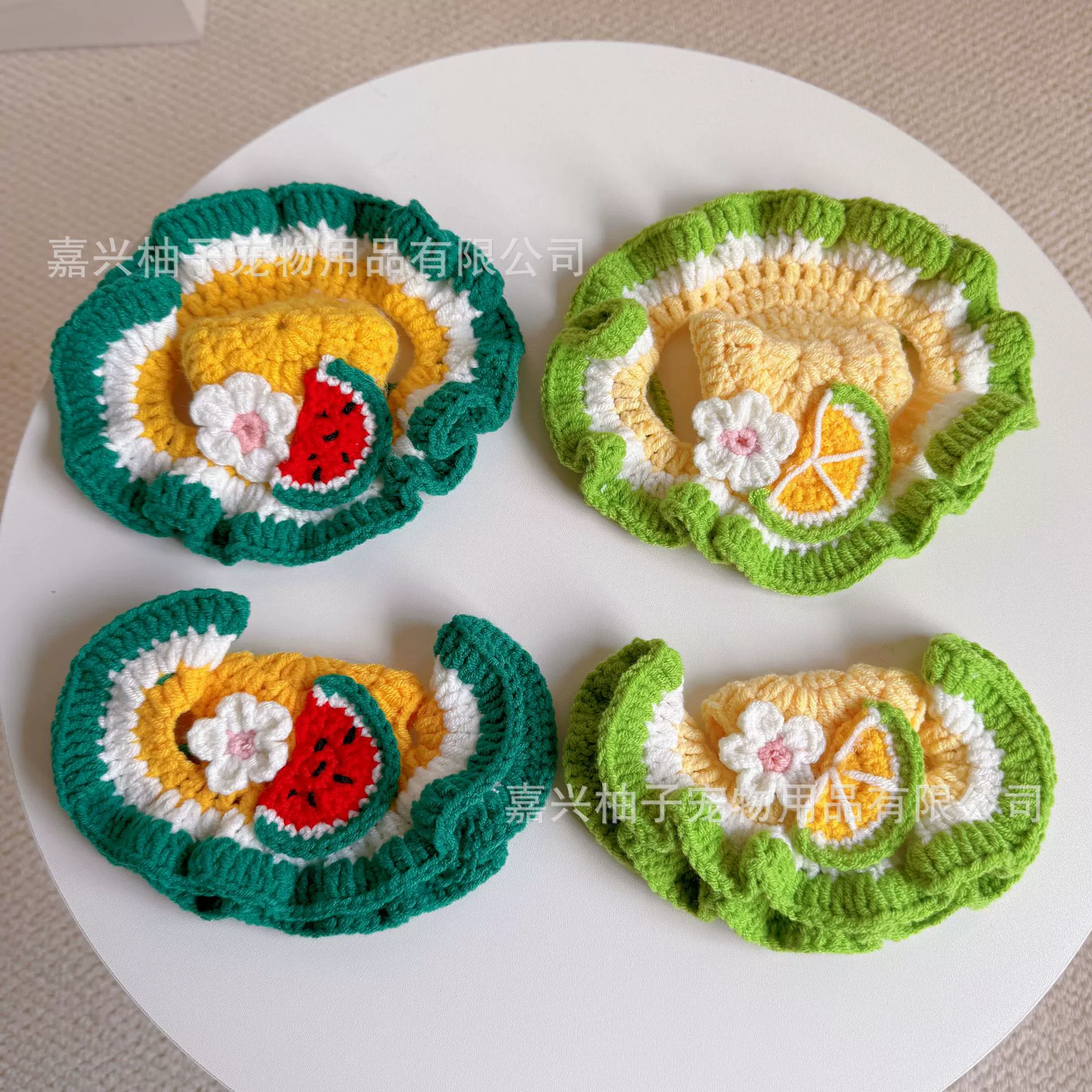 Кошачья шерстяная плетеная шляпа Собака маленькая собака ручная вязание крючком смешные милые декоративные аксессуары головные уборы