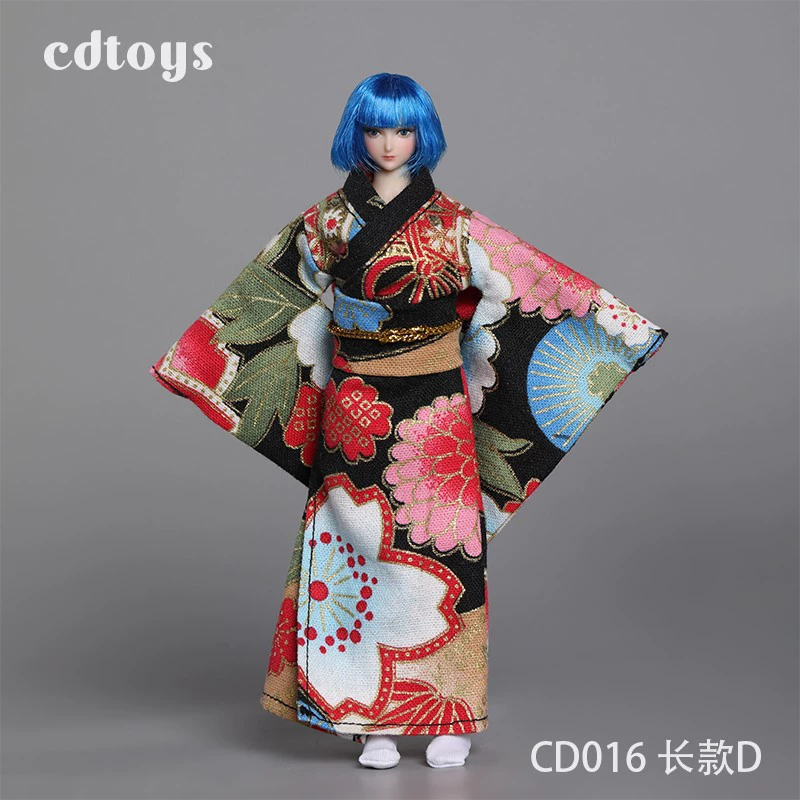Оптовые CDTOYS CD016 1/12 Женские солдаты кимоно подходит для TBLEAGUE1: 12 наборов