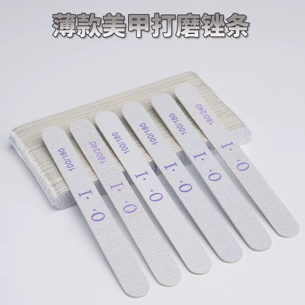 Manufacturer's Wood Chip File Ultra-Thin Sanding Strip Nail File Manicure Special Polishing Strip 180/240 Rubbing Strip Manicure Tool