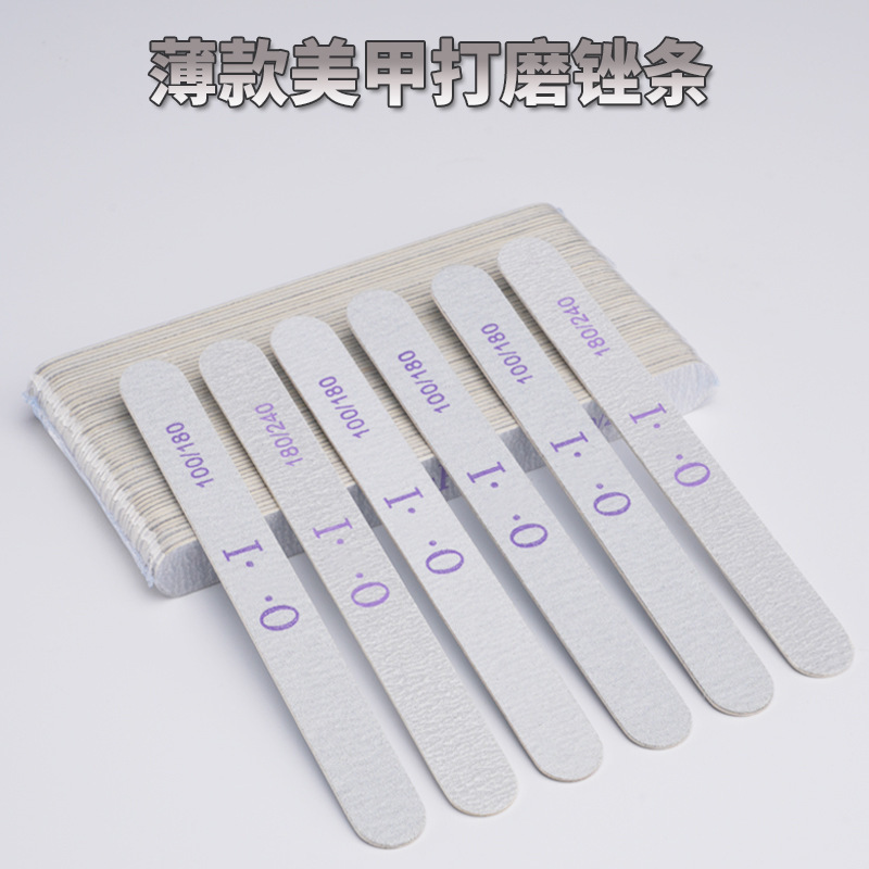 Manufacturer's Wood Chip File Ultra-Thin Sanding Strip Nail File Manicure Special Polishing Strip 180/240 Rubbing Strip Manicure Tool