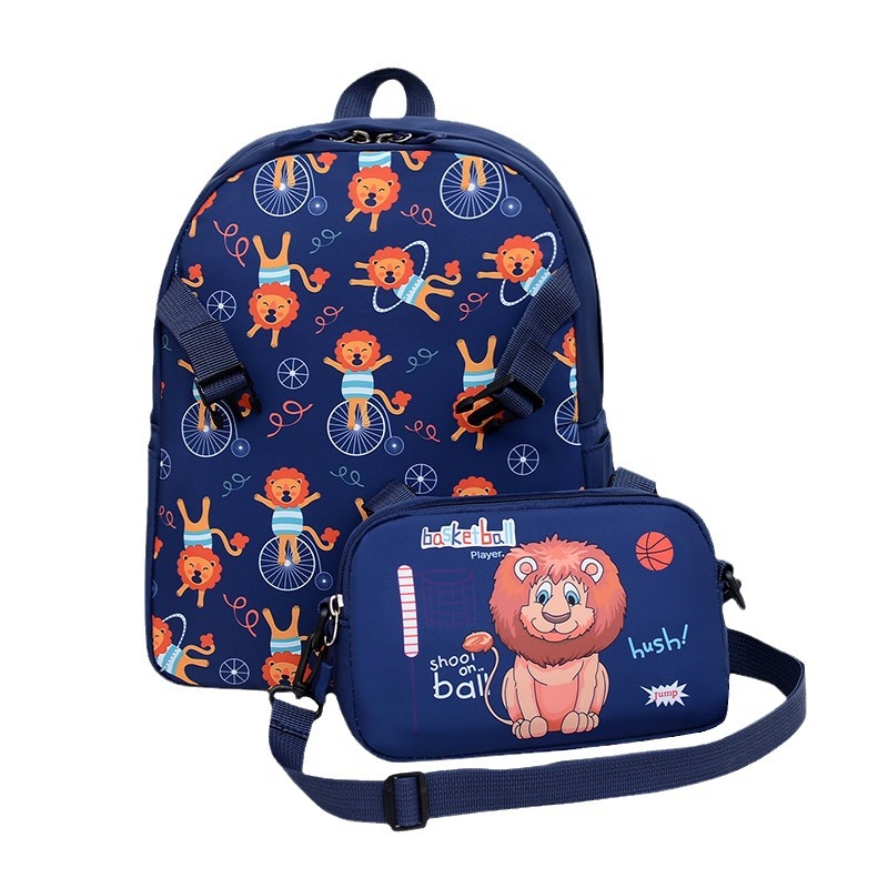 Mochila de nylon para estudiantes de escuela primaria protección de columna vertebral para reducir la carga de los niños grado 1, grado 2, grado 3 niños y niñas mochila ultraligera