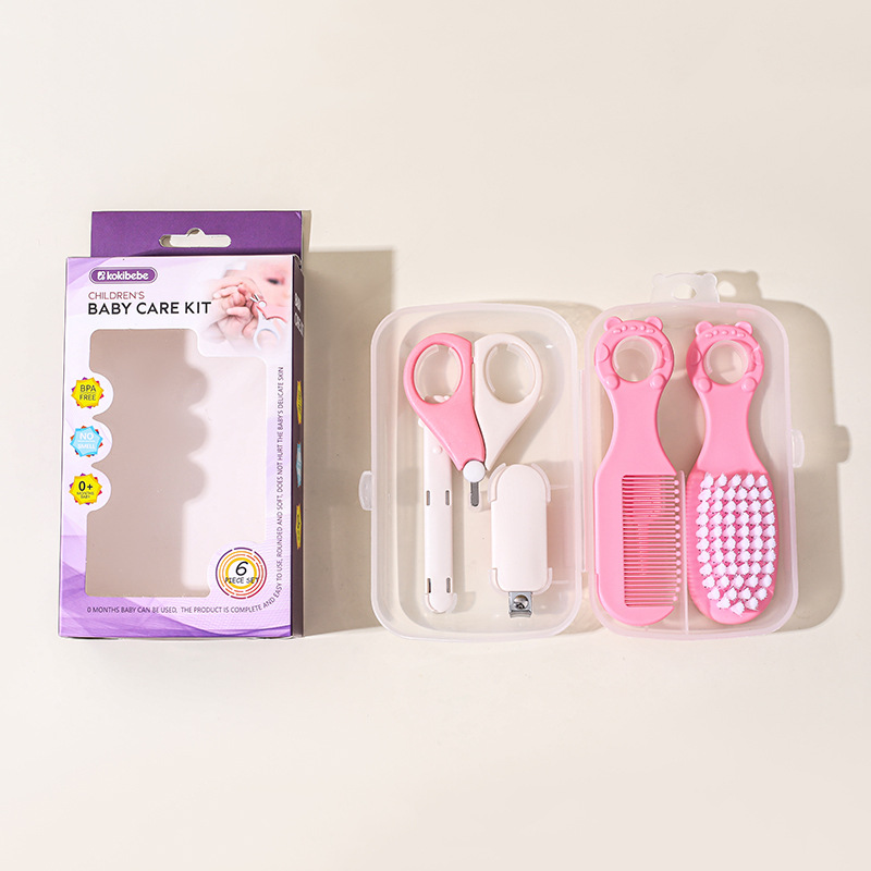 Set de Cuidado de Uñas para Bebés Set de 6 Piezas Plástico y Acero Inoxidable Portátil para Bebés y Niños image 7