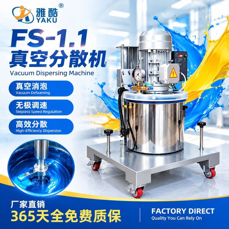 Vacuum Mixing and Dispersing Machine Polyurea Color-Mixing Epoxy Resin Glue Cosmetics Laboratory High-Speed Dispersing Mixer