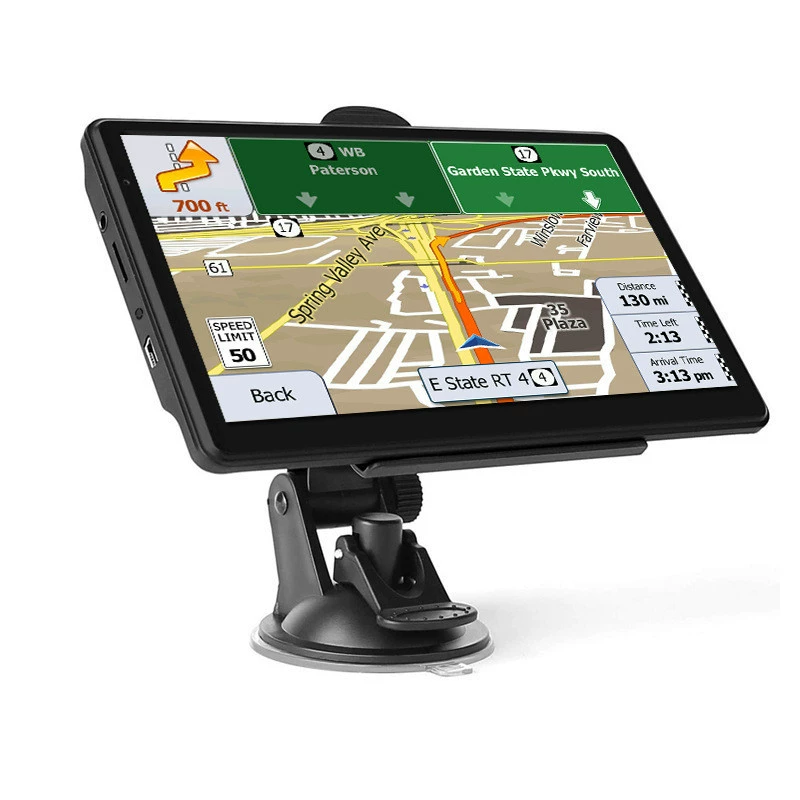 O1Z 7inch GPS-навигатор для автомобилей, грузовиков и общего применения, портативный и с высоким разрешением.