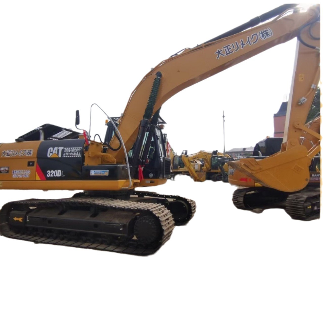 Exportación y importación de una excavadora CAT320D 323D de segunda mano CAT323D2