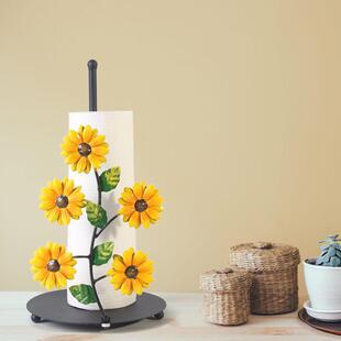 X 46864 Iron sunflower tissue holder �Fˇ���տ�������
