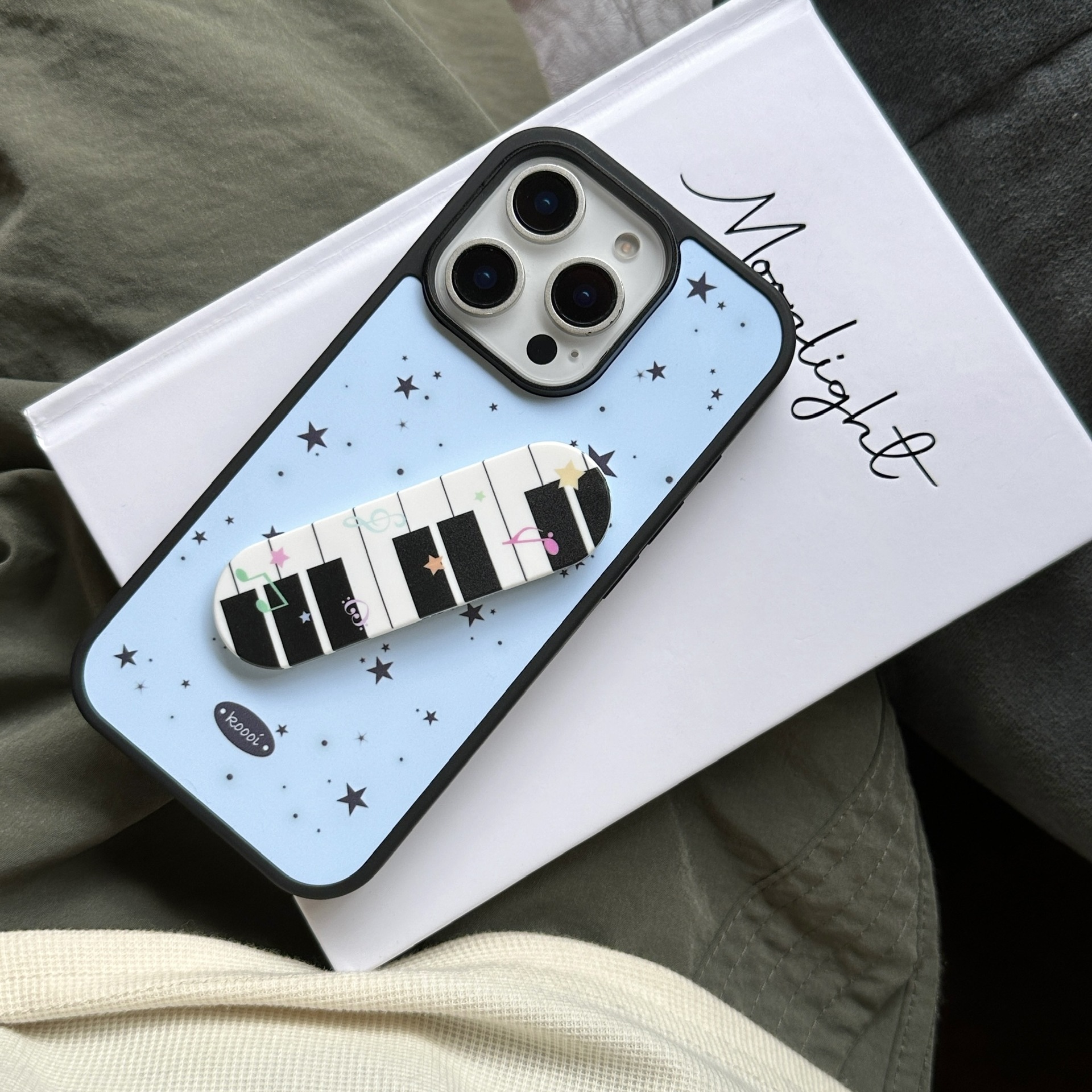 Nueva marca de marea azul tinta rociada estrella adorable para Apple iPhone 16 proMax caso de teléfono / 13 image 1