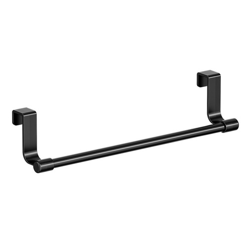 New Stainless Steel Multi-purpose Back-of-the-Door Towel Rack Kitchen Cabinet Door Back Towel Holder Wipe Rack Storage Stand Towel Rod