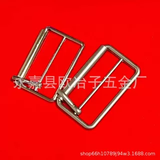 工厂直供定制服饰箱包五金配件皮毛一体领口袖口扣锌合金日字扣
