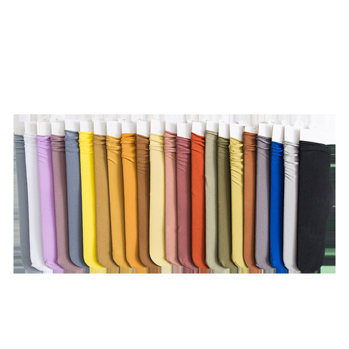 Socks women's pile socks spring and summer thin ice socks solid color socks women's mid-calf socks velvet stockings ice stockings
