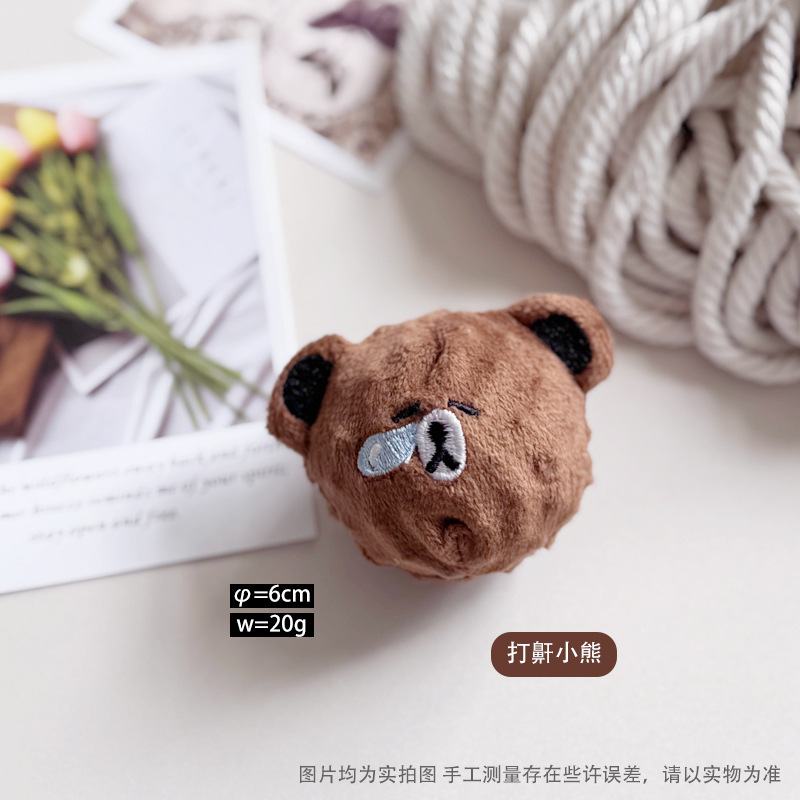 콧물곰 TPR 소리나는 탄력있는 공