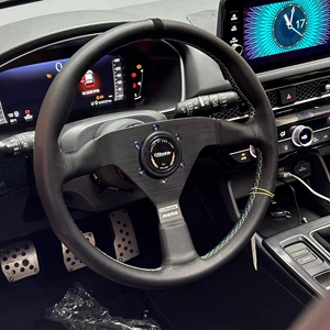 14 düym GReddy MOMO İdman Yarış Sükanı, JDM Dəri Sürətli Buraxılış