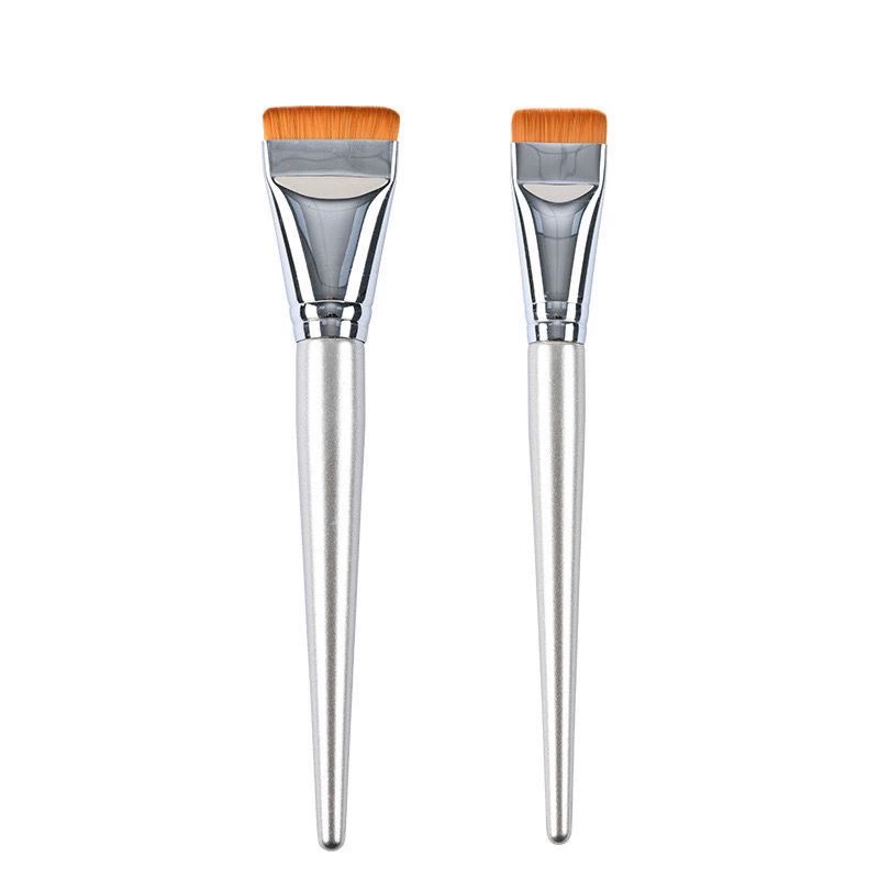 Супертонкие основание? Но foundation noun in cosmetics is foundation (тональная основа). Phrase: "Ultra thin foundation, brush, no trace" -> 