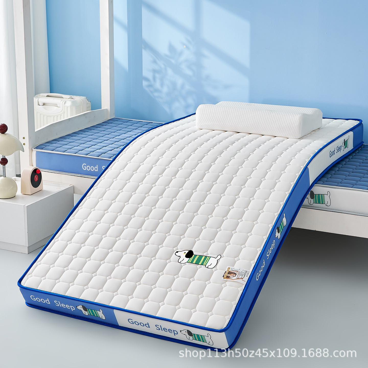 2025 New Thickeneded Milk Silk Single and Double Mattress Latex Memory Foam Mattress Rental Student Dormitory Mattress