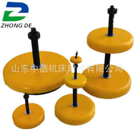 S78机床减震垫铁磨床可调整黄色圆形垫铁地脚螺栓调整垫铁 防震垫