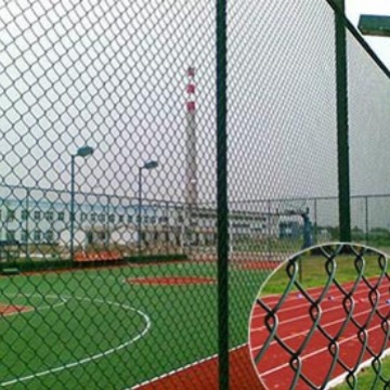 护栏网 勾花网 PVC勾花网 钻石网 体育护栏