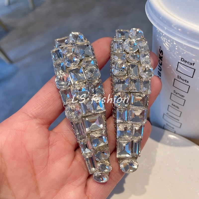 Estilo Simple Color Sólido Cristal Artificial Embutido Diamantes De Imitación Pinza Para El Cabello display picture 1