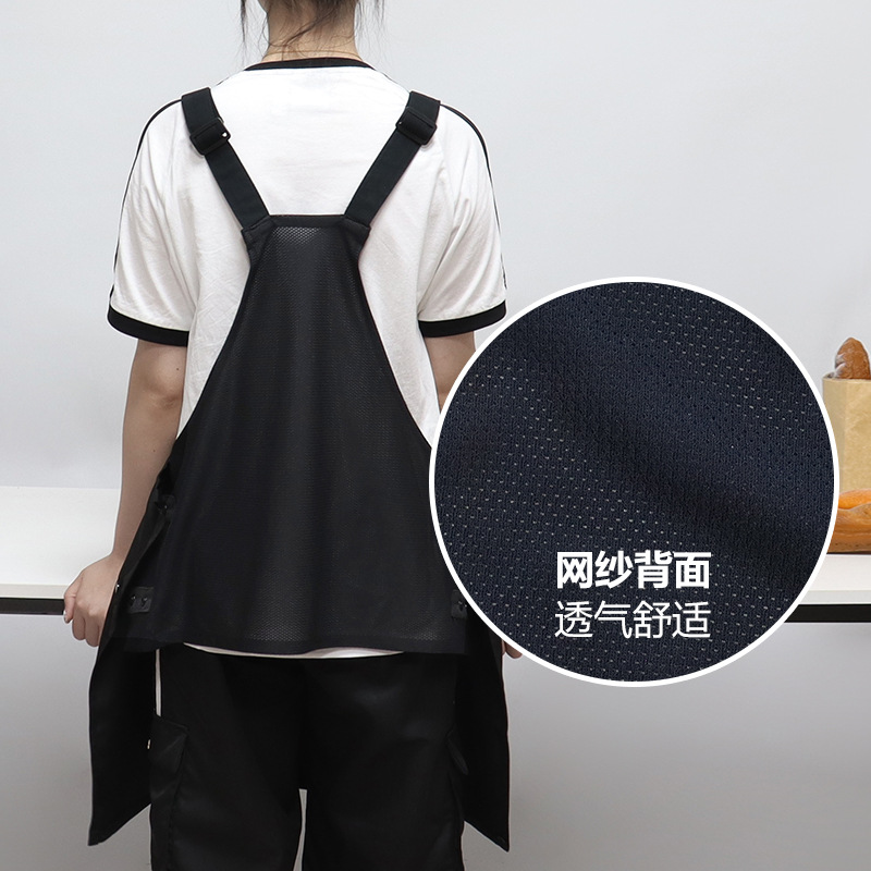 Transfronterizo Amazon lona delantal personalizado logotipo cocina catering manicuría ropa de trabajo abrigo peluquería delantal casero
