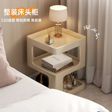 新款新款床头柜家用卧室简约现代小型铁艺床头置物架轻奢高级感替