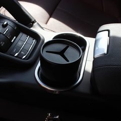 Multi-functional Car-Mounted Mini Trash Can with Lid, Desktop Organizer, Ashtray Storage Box, Car Cup Holder, and Trash Bin