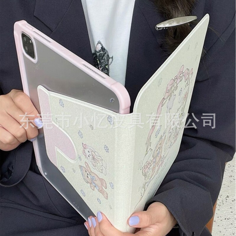 Suitable for Samsung Galaxy Tabs9/S9Plus Rotating Protective Case S9+/S9Fe+ Leather Case Tablet Case S11