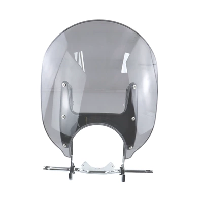 Suitable for Bmw R18: Motorcycle front windshield - gray-electroplating-front-windshield-bracket
