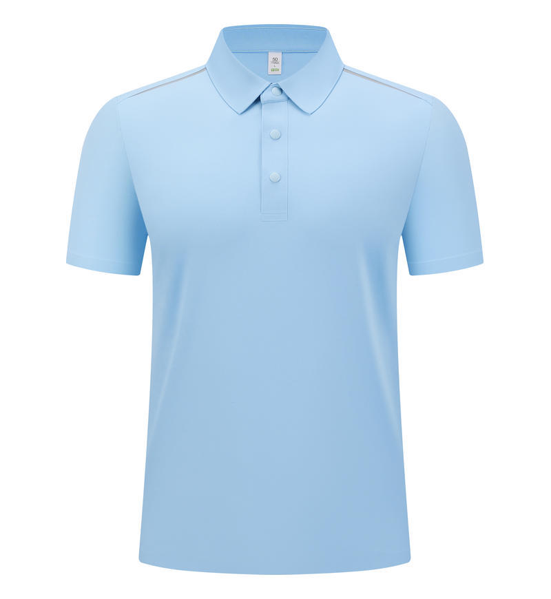 Ropa de trabajo camisa polo 180 g brocado de amoníaco rápida sensación de secado frío logotipo de impresión de polo deportivo sin marca