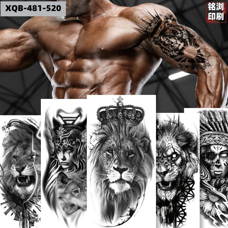 Small full arm waterproof tattoo stickers gilded luminous small fresh TATTOO tattoo stickers in stock wholesale a generation of hair