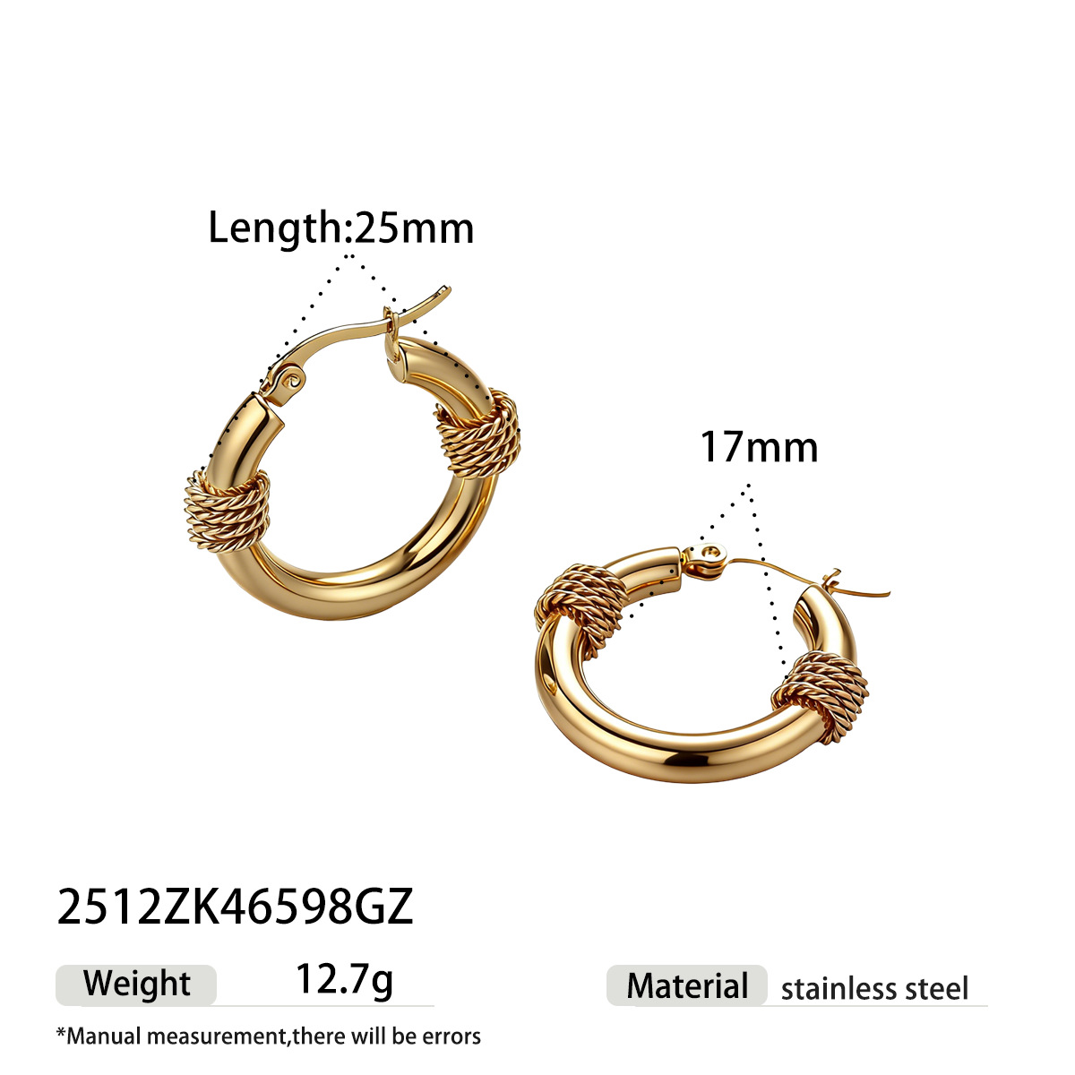 TENA Europa y los Estados Unidos lujosos de acero inoxidable de moda pernos de acero de titanio diseñados pernos de orejas explosivas transfronterizas joyas al por mayor