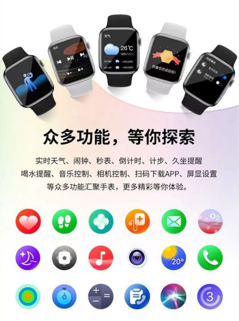 New high-precision real-time monitoring non-invasive blood sugar, blood pressure, heart rate and uric acid Huaqiangbei smart bracelet one-stop delivery undefined