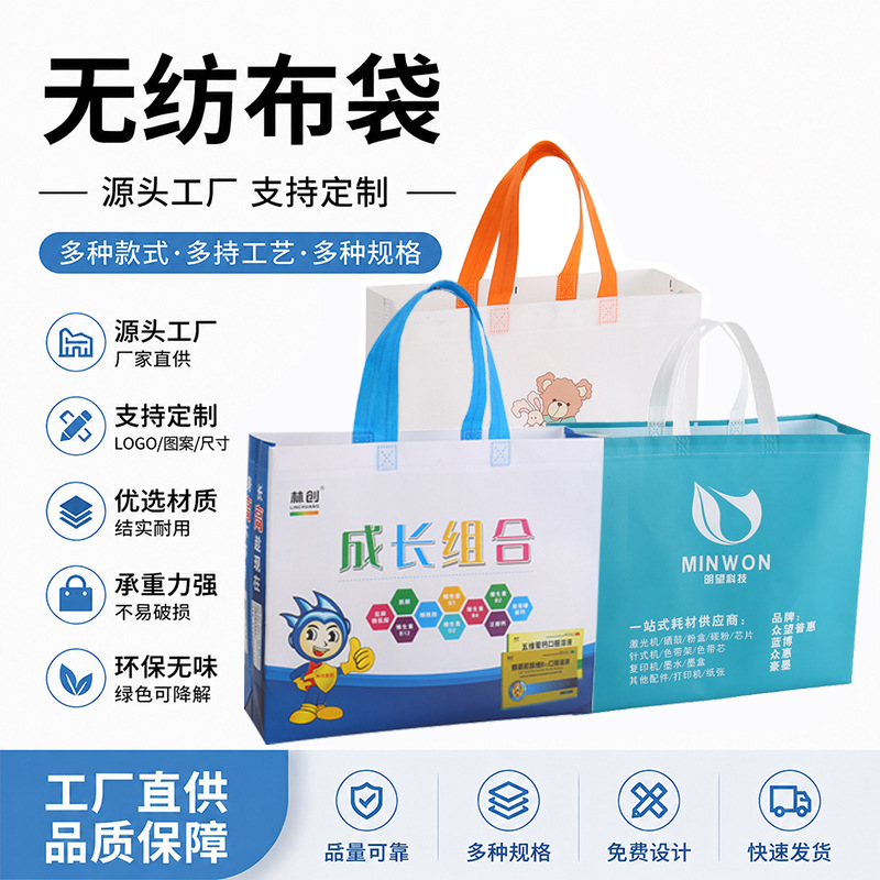 Non-Woven Fabric Bag Manufacturers Customize Agricultural Promotional Gifts and Exhibition Tote Bags with Free Design and Can Add Logo Printing Non-Woven Fabric Bag Manufacturers Customize Agricultural Promotional Gifts and Exhibition Tote Bags with Free Design and Can Add Logo Printing