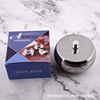 Stainless steel ashtray Creative Personalized Personal Ashtrayal Gift Drumped ashtray