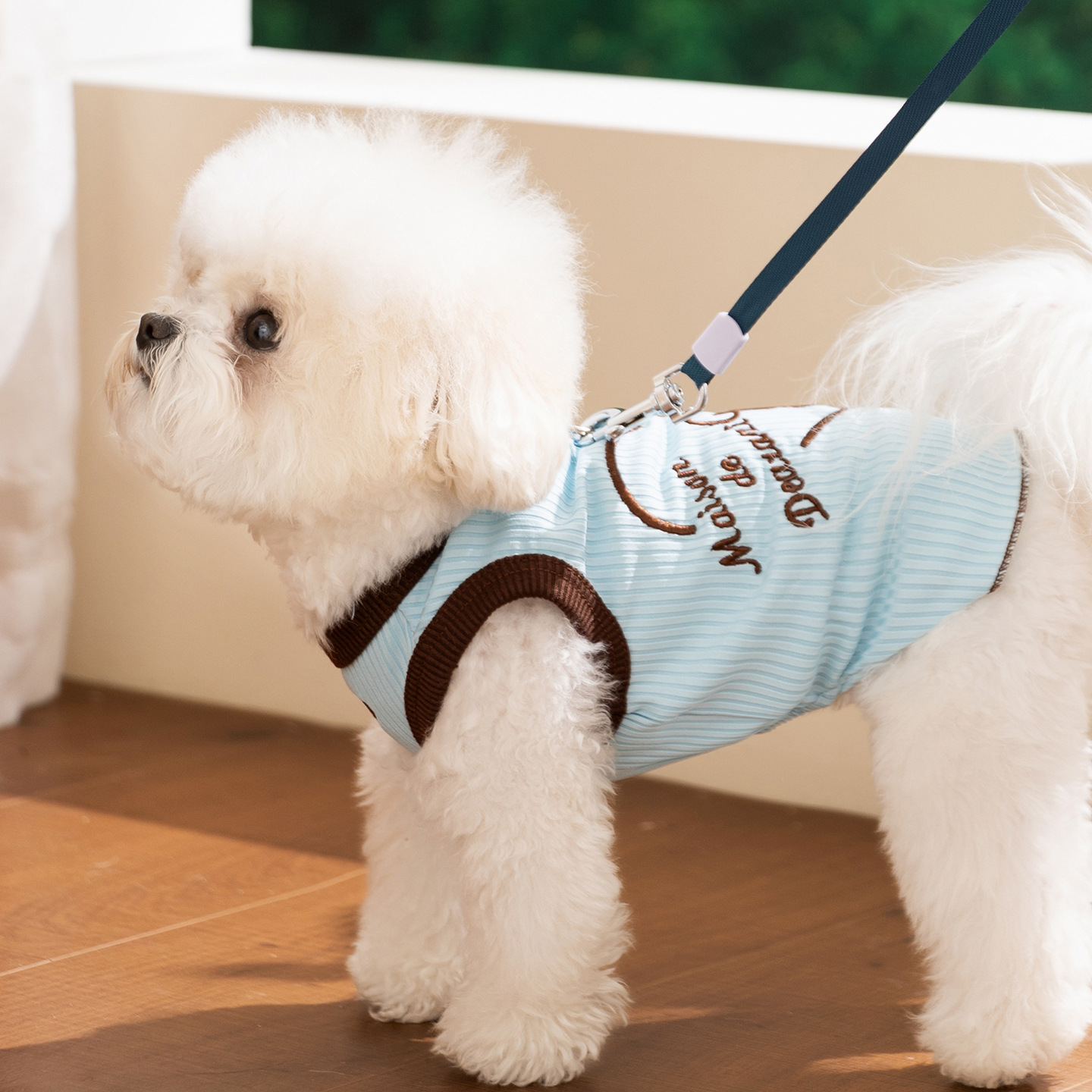 26 años de amor delgado oso coreano respirable chaleco de tracción perro pequeño y mediano gato ropa de perro ropa de mascotas