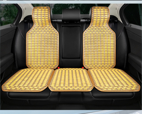 Bamboo Car — Universal Cool pad - rear-overall-original-wood-yellow