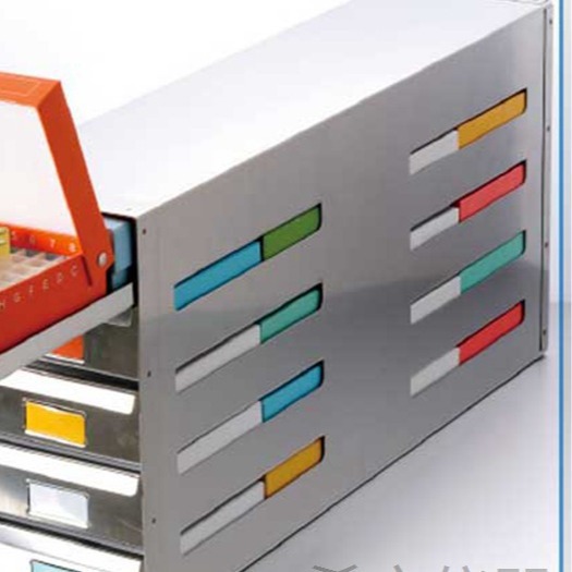 99-7220巴罗克不锈钢系列冻存架-滑槽式抽屉型，564*141*285