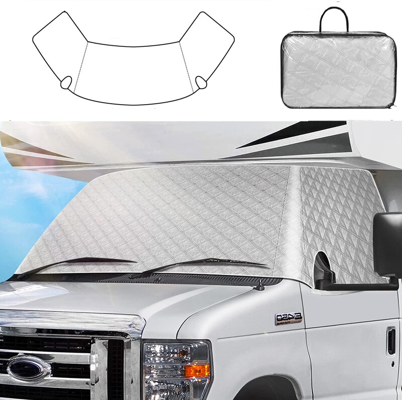 Suitable for camper Ford E450 RV windshield sun visor C- class RV car side window car snow visor