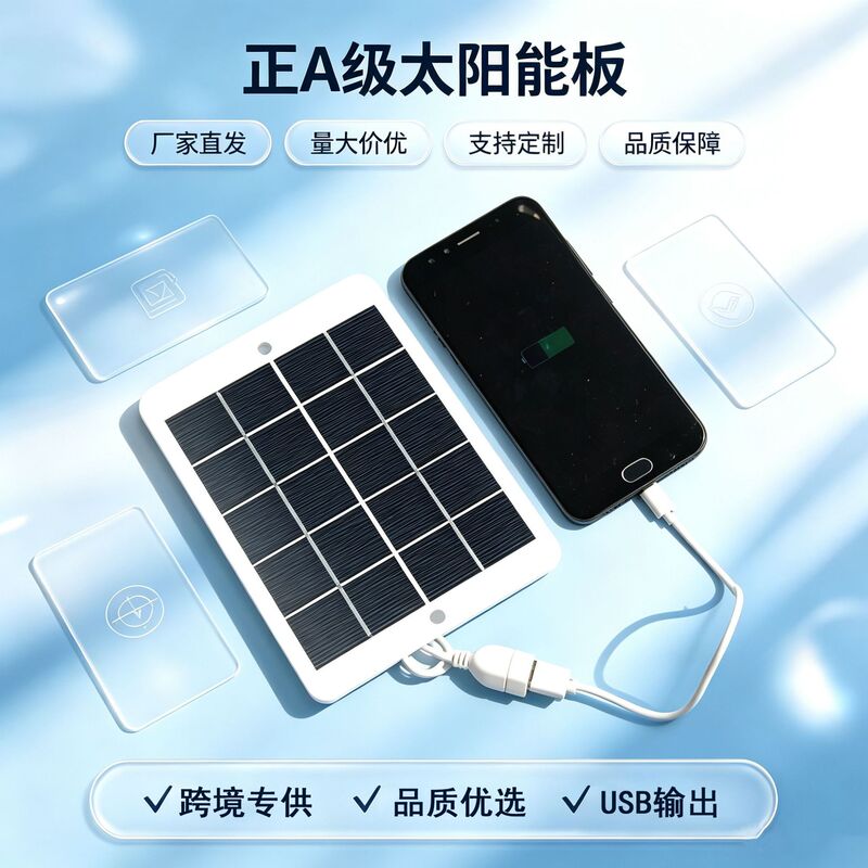 3W5V Solar Charger Outdoor Solar Charging Panel Mobile Phone Power Bank Solar Power Panel 3W5V Solar Charger Outdoor Solar Charging Panel Mobile Phone Power Bank Solar Power Panel