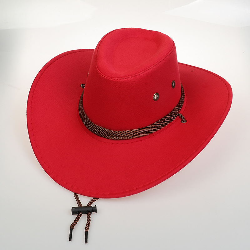 Verano hombre sombrero vaquero occidental sombrero sombrero de campo sombrero europeo sombrero vaquero occidental sombrero de peluche hombre imita sombrero