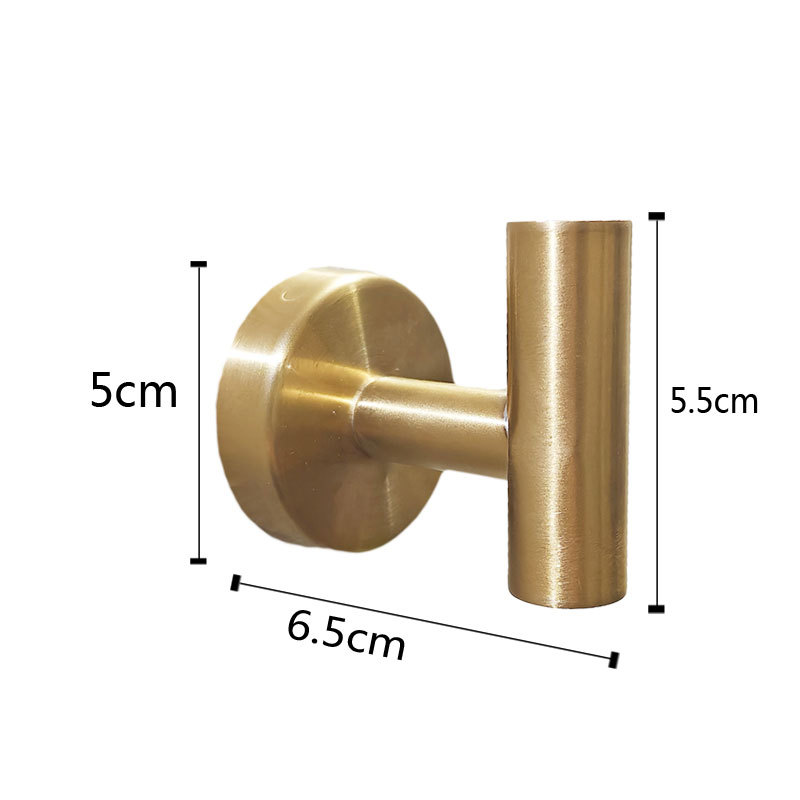 Gancho adhesivo de acero inoxidable para ropa y sombreros, sin perforación, fuerte, para baño y puerta