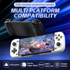 D3 s bluetoothストレッチゲームハンドルホール3d連発バックキーPCコンピュータSwitchアンドロイドiOSモード切替