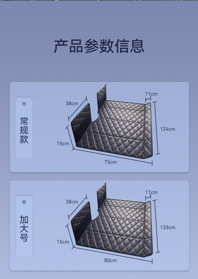 Car mattress for travel, self-driving tours, foldable bed for sleeping in the back seat of the car, waterproof, multifunctional, portable