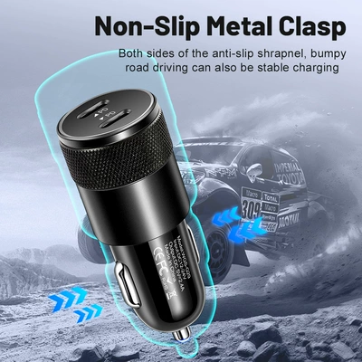 Steel Cannon Fast Charging Car — Mobil şarj cihazları