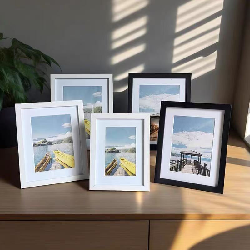 Cross-border best-selling wooden photo frame, empty frame, 4x6in, 11x14in, A4 tabletop, A3 large size, wall-mounted frame, DIY picture frame Cross-border best-selling wooden photo frame, empty frame, 4x6in, 11x14in, A4 tabletop, A3 large size, wall-mounted frame, DIY picture frame