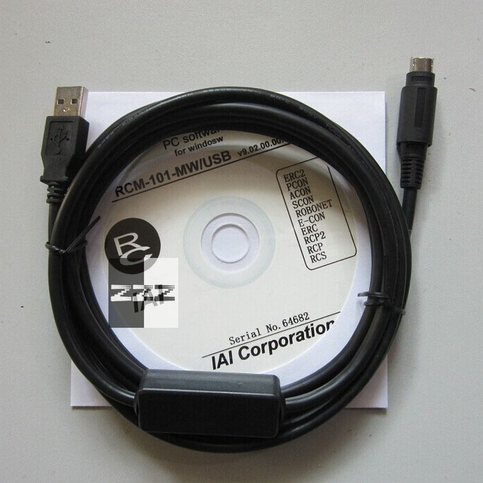 适用IAI电缸驱动器 编程电缆  艾卫艾 M型8针接口 RCM-101-USB