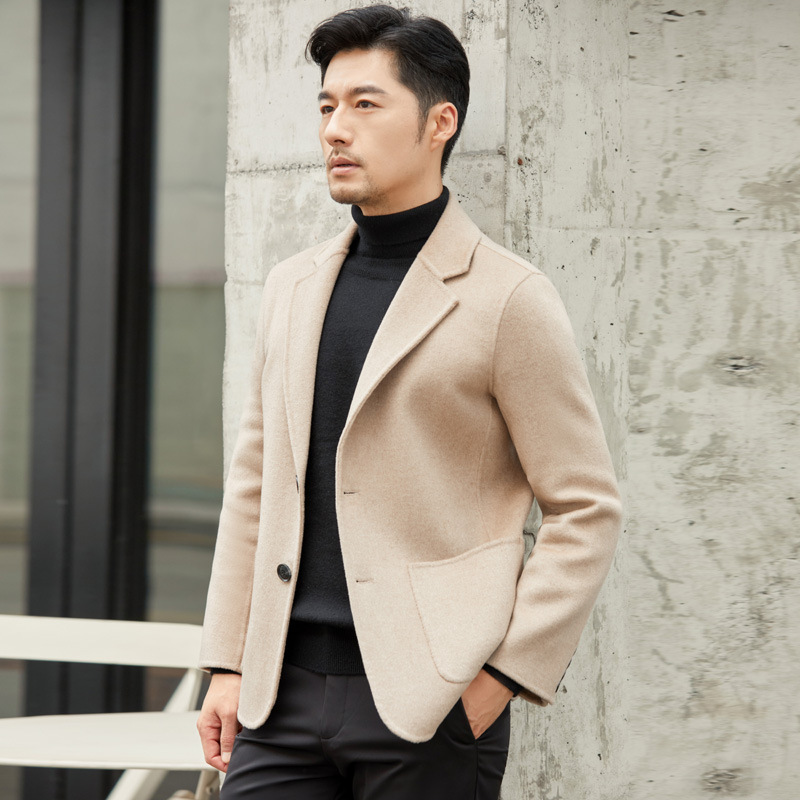 winter double-sided woolen woolen coat