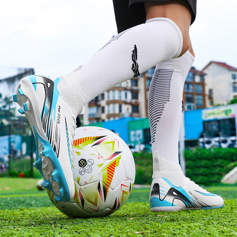 クロスボーダー新作ハイトップファクトリーロングスパイクショートスパイク競技用サッカーシューズ小中学生トレーニングシューズユーススポーツシューズ|undefined