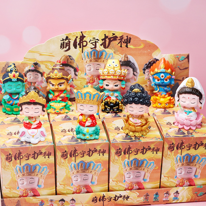 M302 귀여운 부처님 수호성인 블라인드 박스 [8개입]